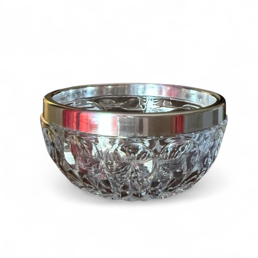 Vintage Lead Crystal Bowl 5”